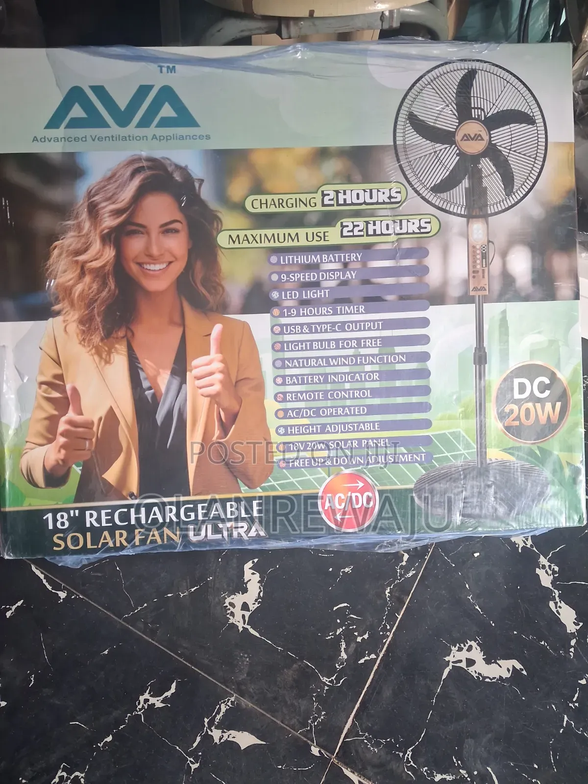 Rechargeble Fan
