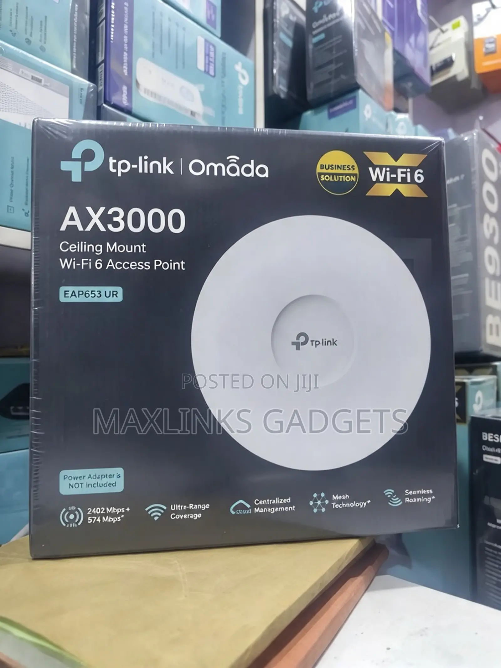 TP-Link Omada Ax300 Ceiling Mount Wifi 6 Eap653 Ur