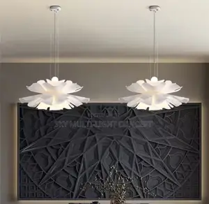Modern Acrylic Flower Chandelier Multi-Layer