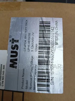 5kwh 48v MUST Lithium Ion Battery