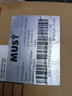 5kwh 48v MUST Lithium Ion Battery