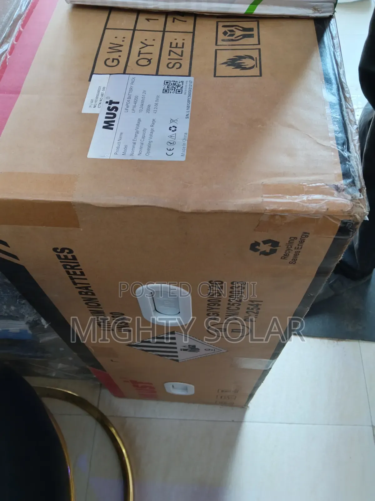 10kwh 48v MUST Lithium Ion Battery