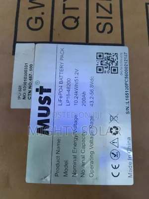 10kwh 48v MUST Lithium Ion Battery
