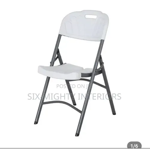 Foldable Mobile Plastic Chair (Heavy Duty)