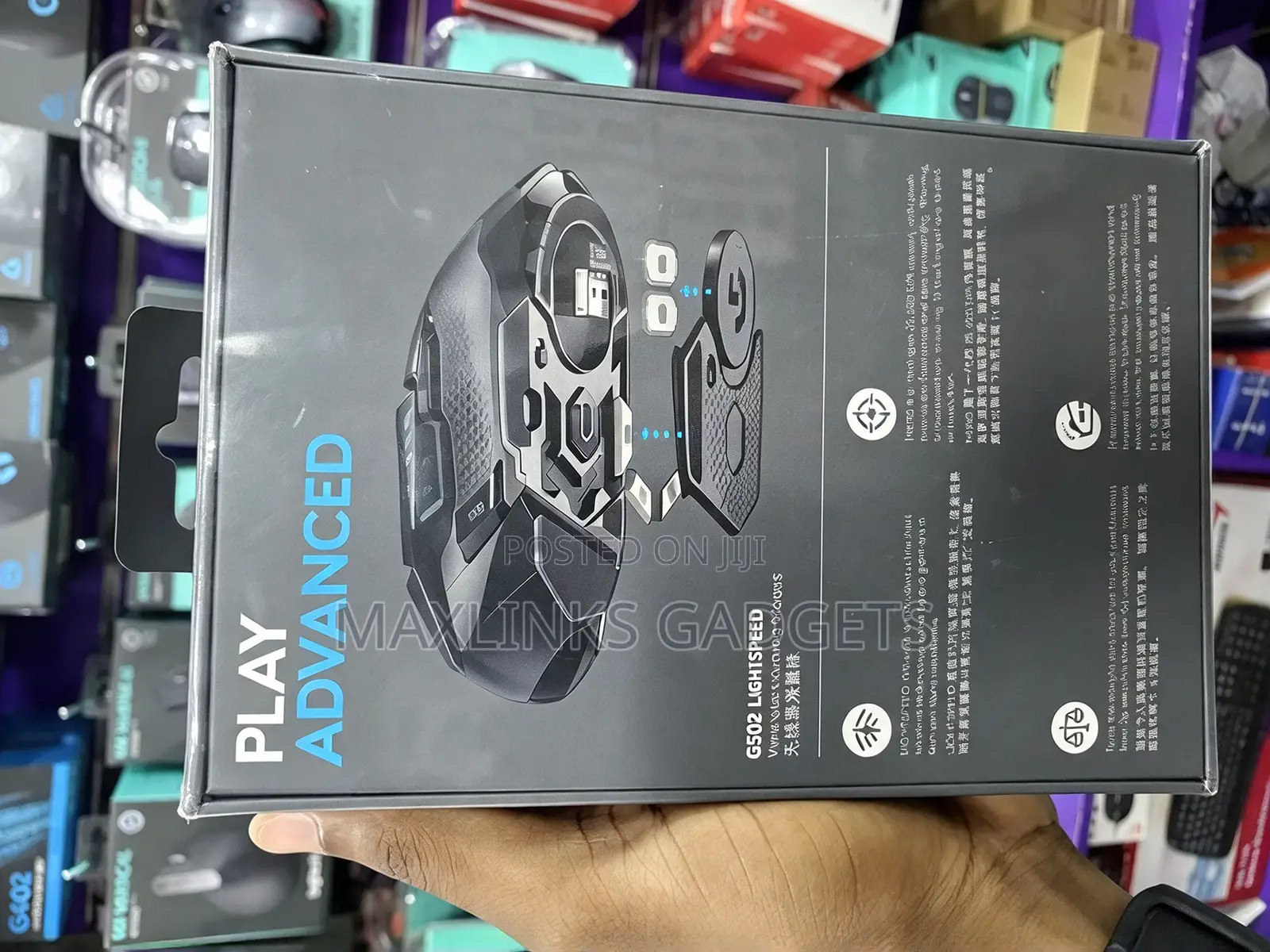 Logitech G502 LIGHTSPEED Wireless Gaming Mouse - Black