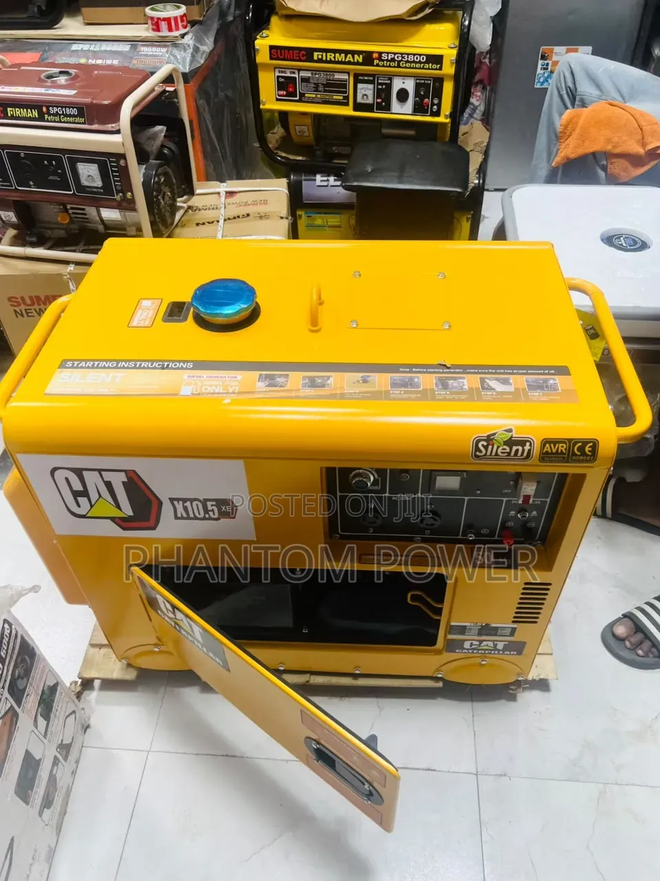 High Quality & Fine Design CAT 10kva Diesel Engine Copper Generator
