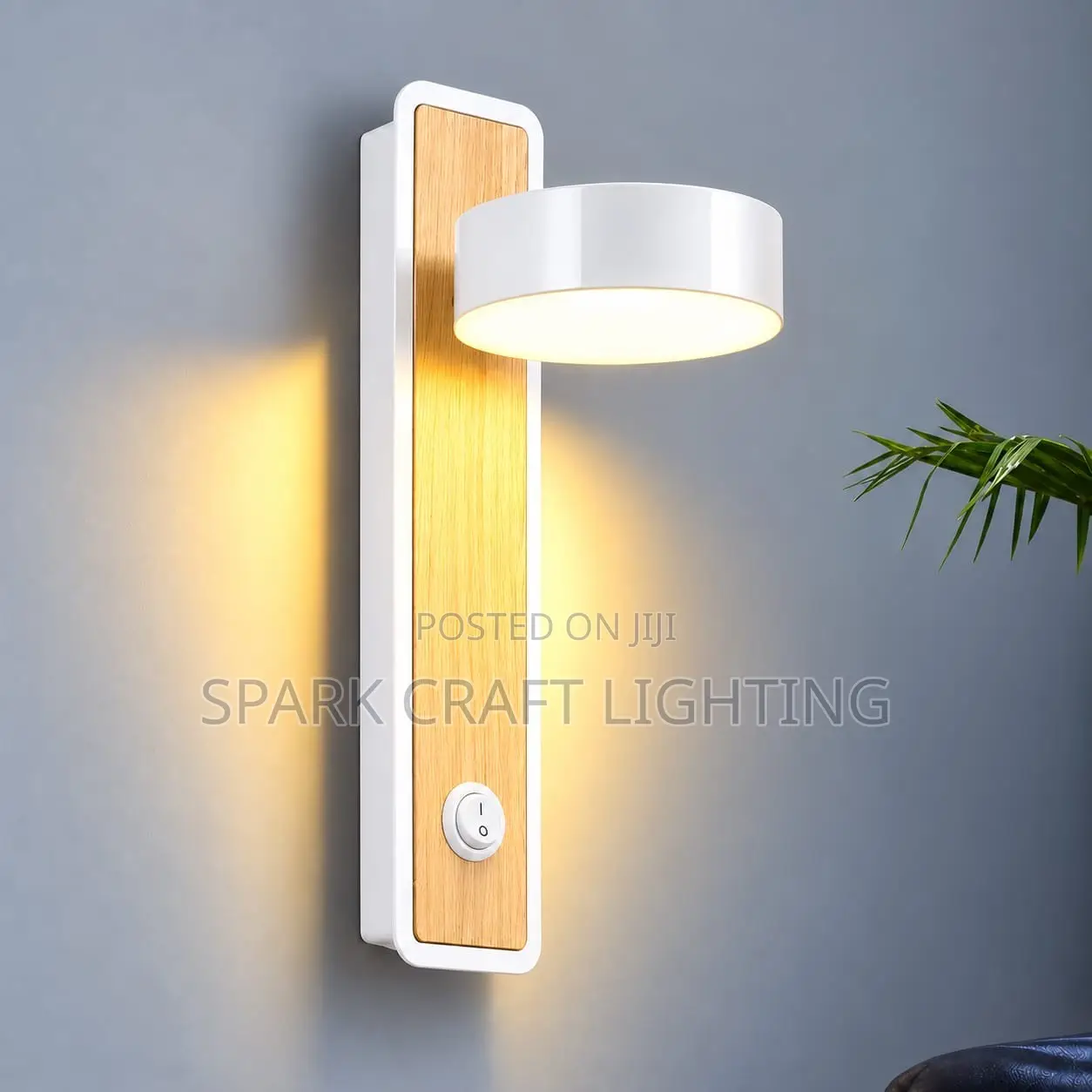 Modern LED Wall Light | Wall Lamps – Black & Wood Finish
