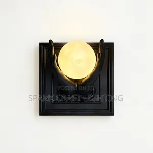 Luxury Artistic LED Wall Light | Wall Lamps – Black & Gold