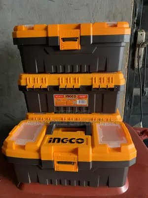 INGCO Heavy-Duty Plastic Tool Box 14”