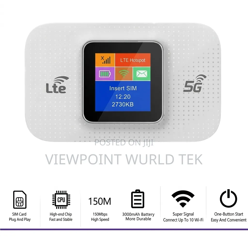 Wireless Mobile WiFi Pro (LTE CAT6 / E5783 Style) Pocket MiFi