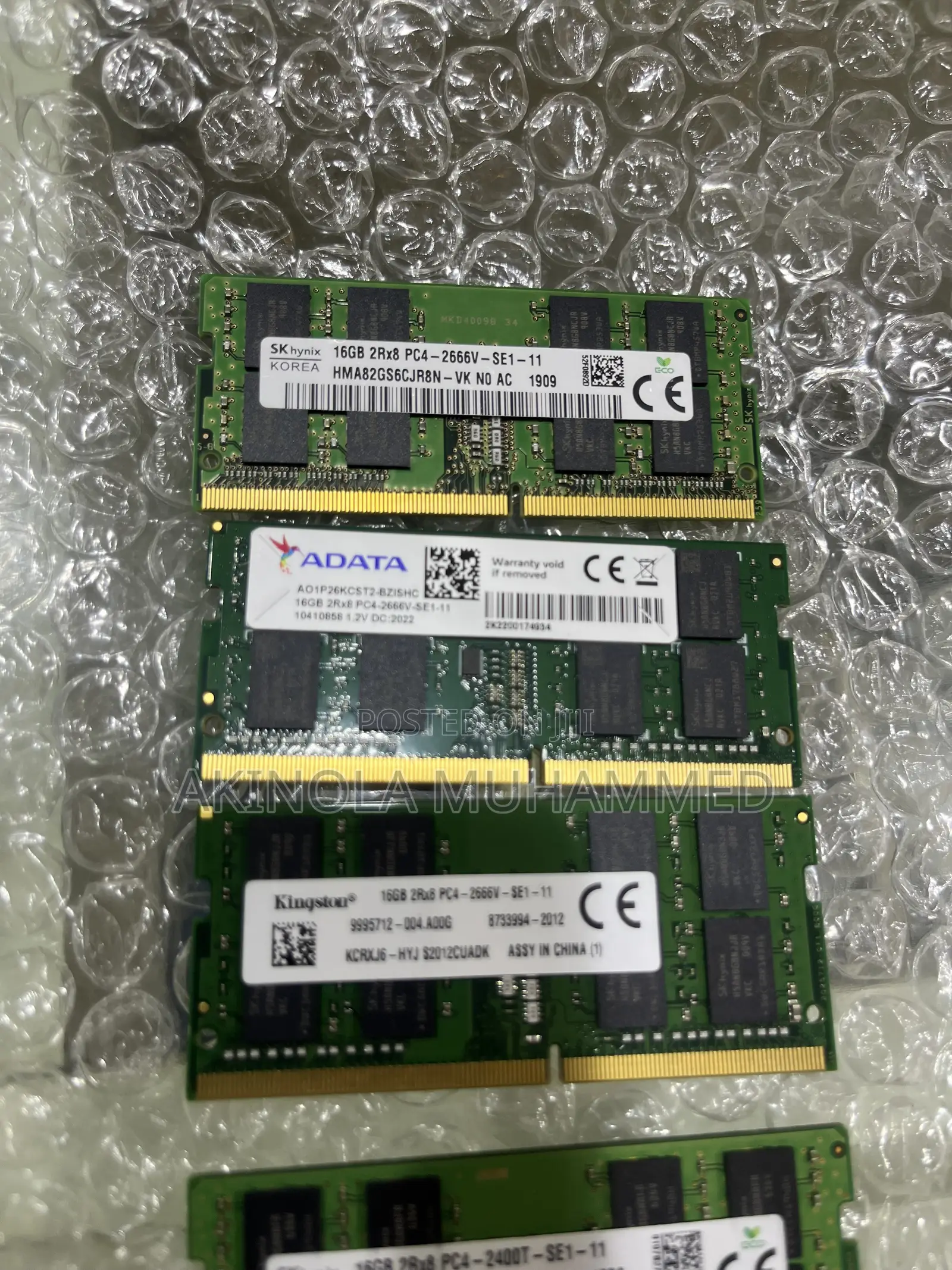 16GB Ddr4 Rams