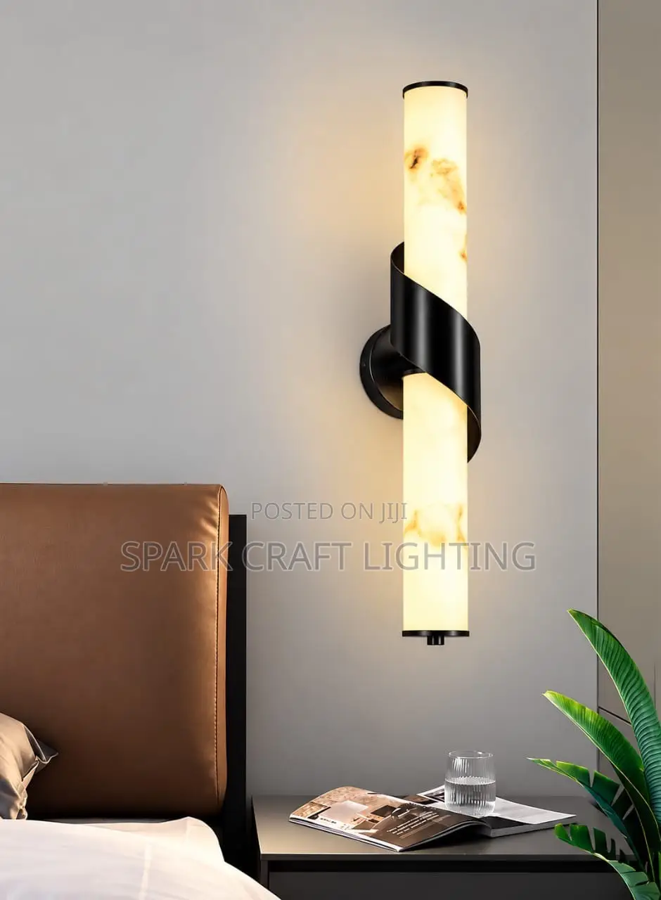 Luxury Marble-Effect LED Wall Light | Wall Lamps