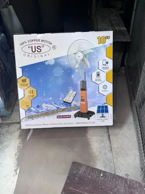 18"inches Solar Mist Fan Standing