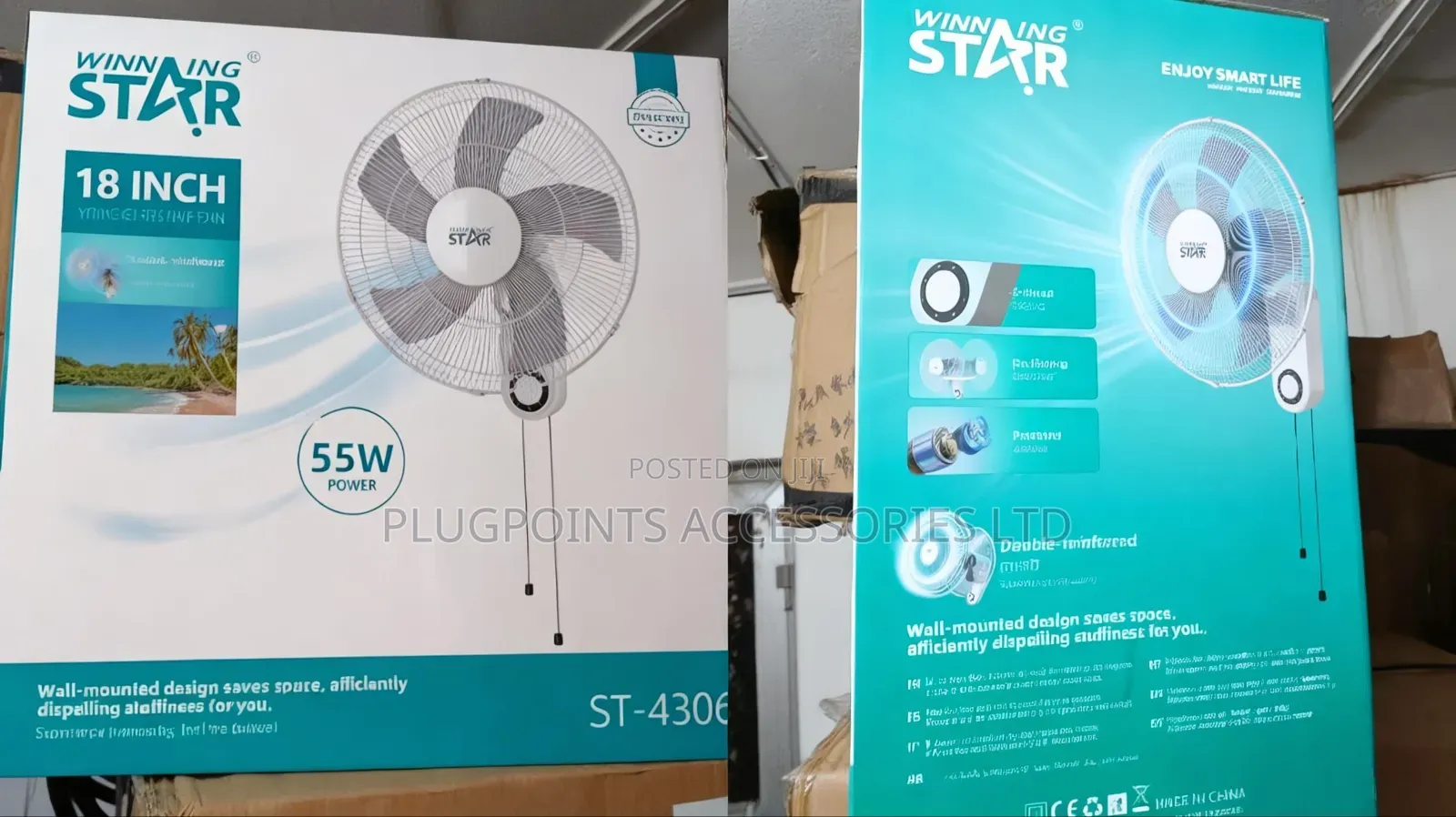 Winning Star Wall Fan