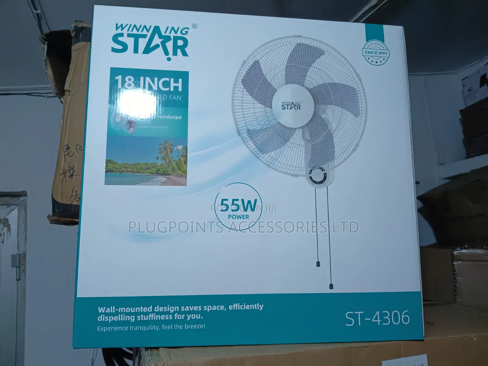 Winning Star Wall Fan