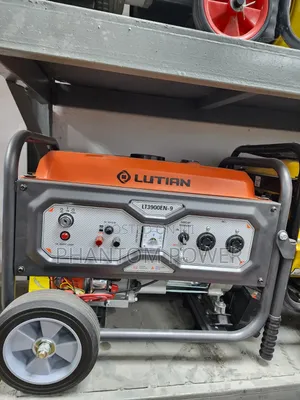 Lutian 4.5kva Petrol Generator Set [Key Start With Battery & Tires]