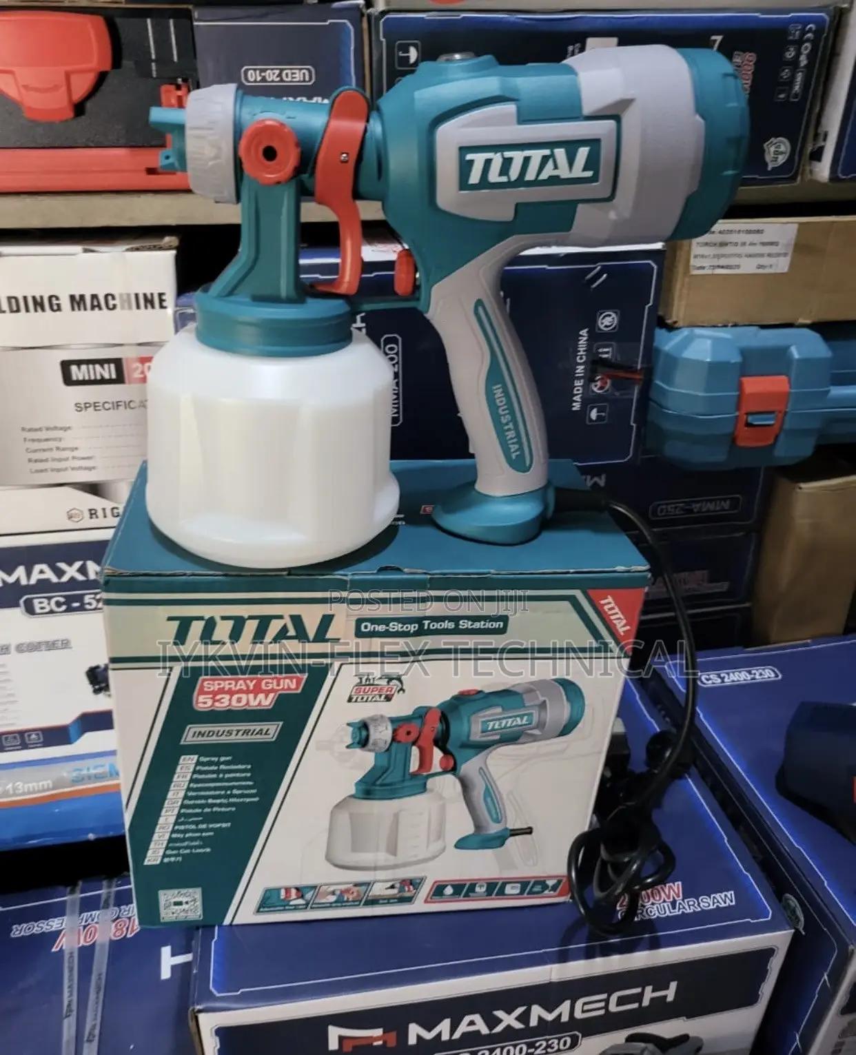 Total Paint Spraying Gun Electric