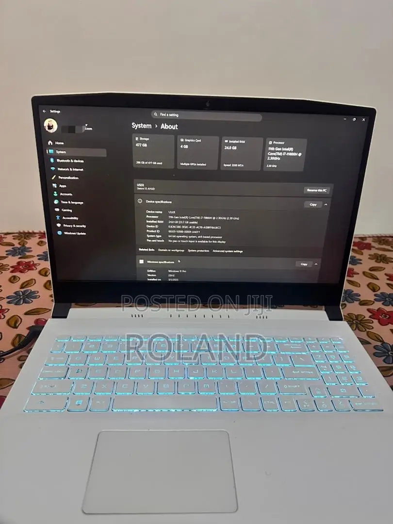 Laptop MSI MSI Sword 15 24GB Intel Core i7 SSD 512GB