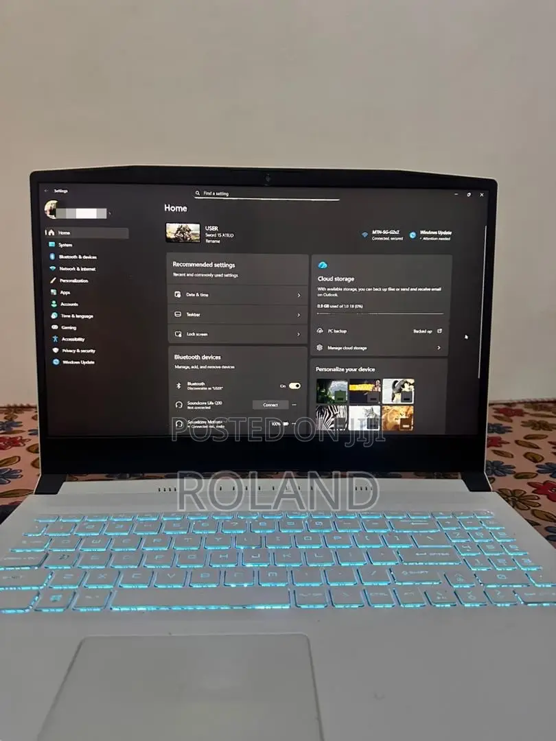 Laptop MSI MSI Sword 15 24GB Intel Core i7 SSD 512GB