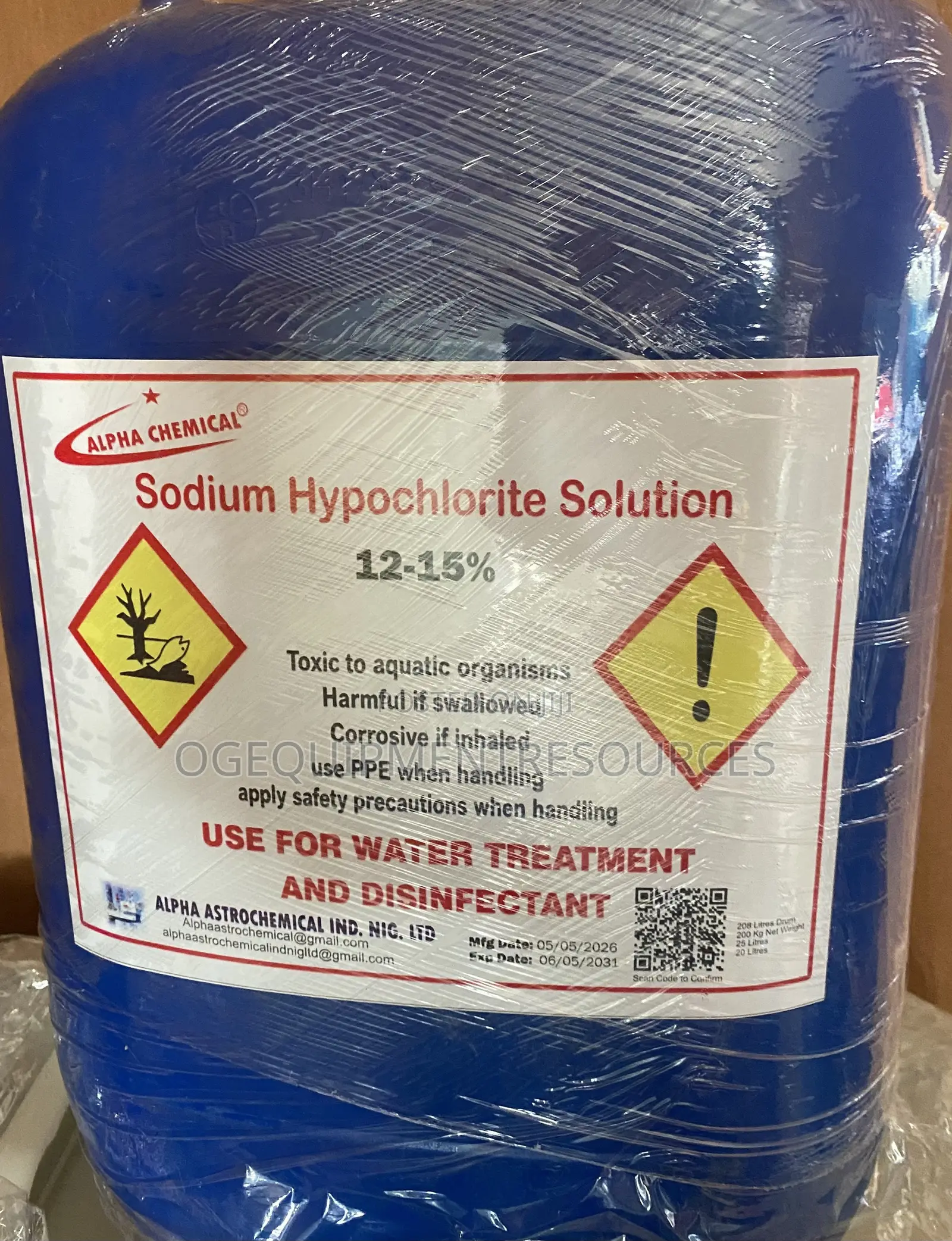 Sodium Hypochlorite Solution