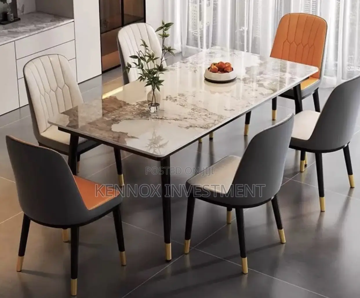 Marble Imported 6 Seaters Dining.