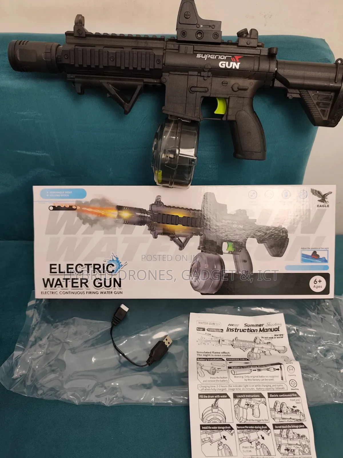 Fast Electric Snipper Water Gun