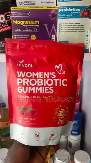 Vivonu Women’s Probiotic Gummies – 5 Billion CFUs, 60 Gummies