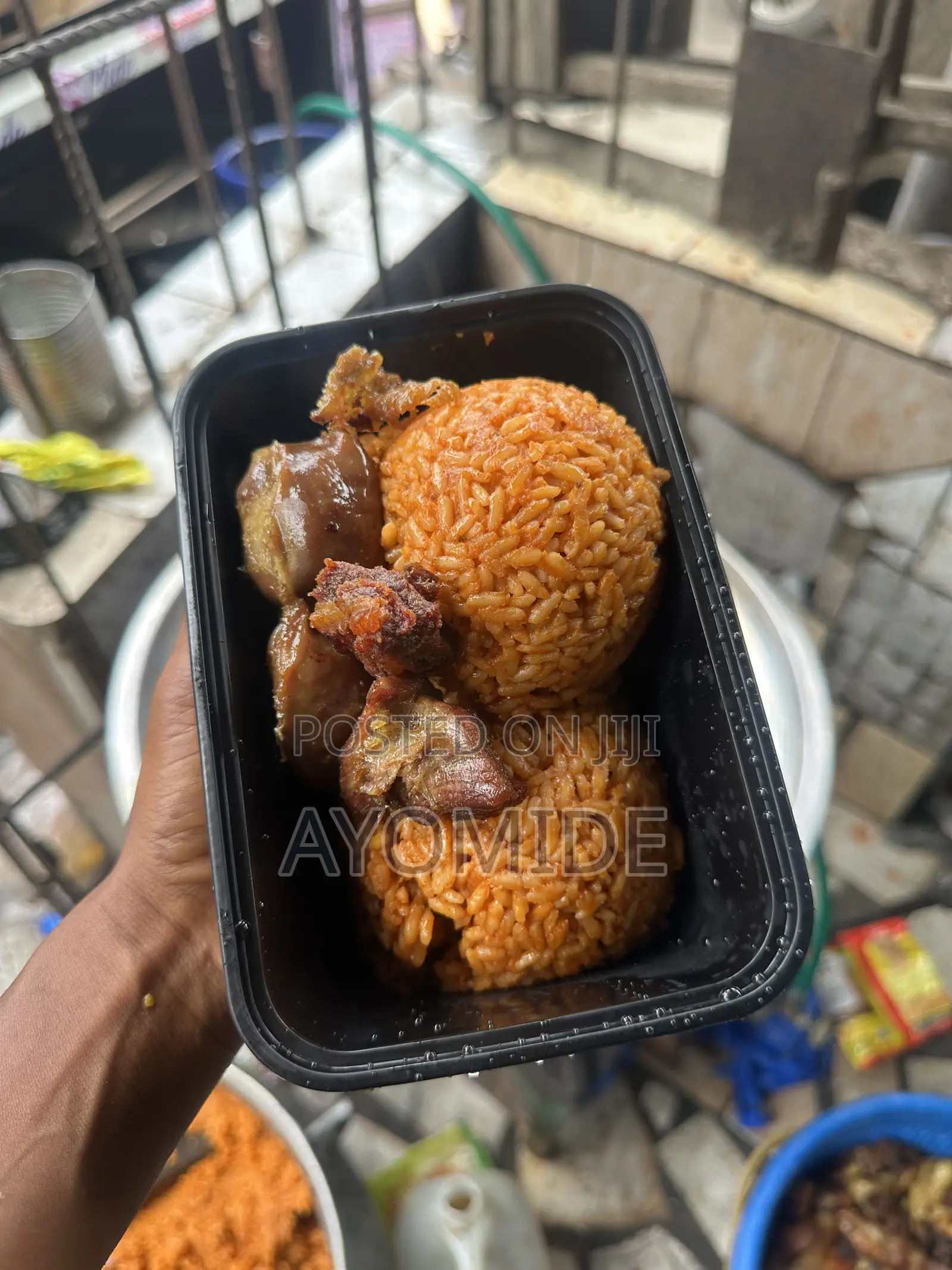 Jollof Rice and Gizzard