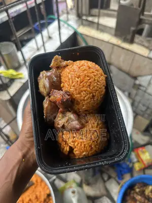 Jollof Rice and Gizzard