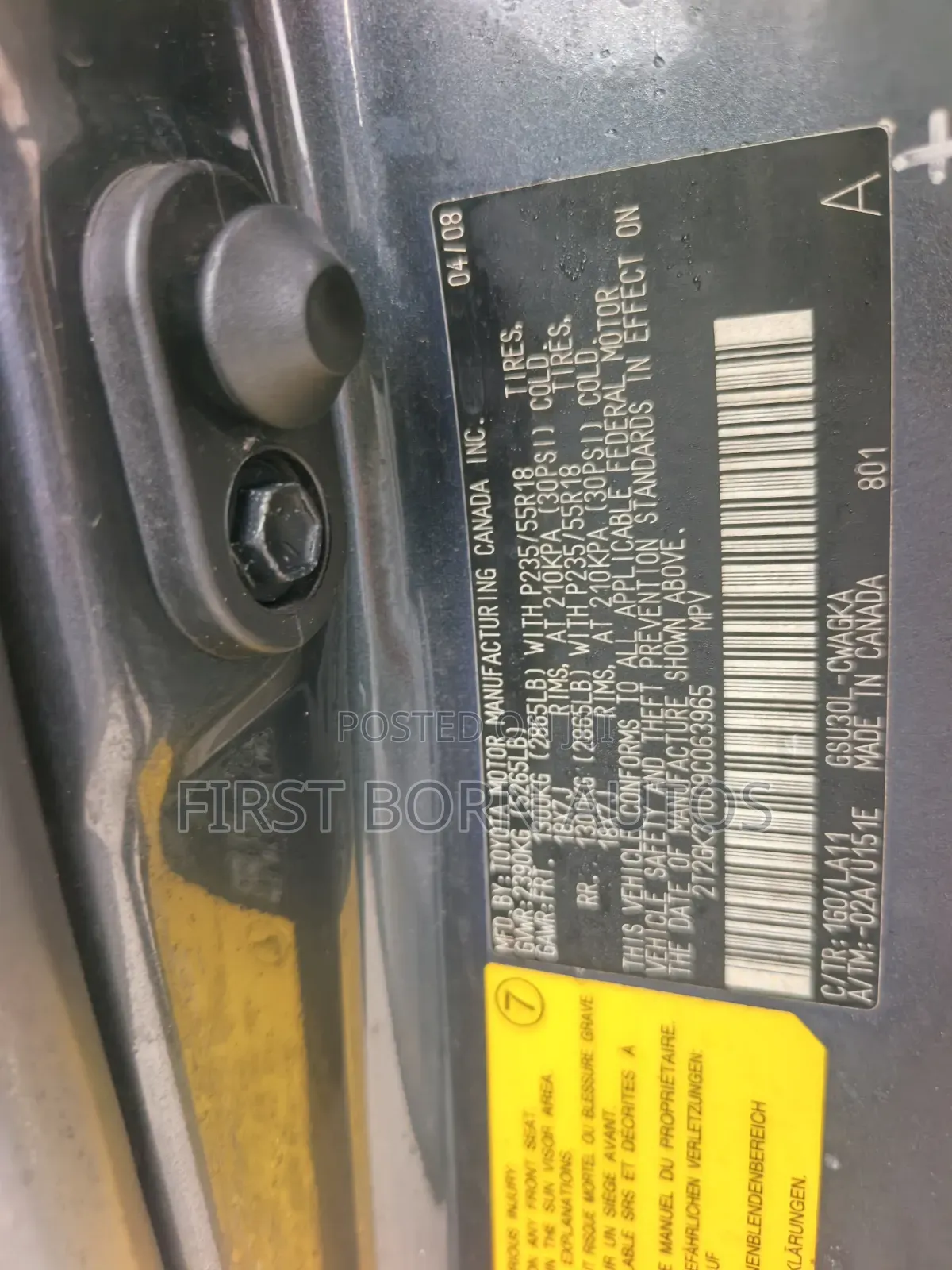 Lexus RX 350 AWD 2008 Gray