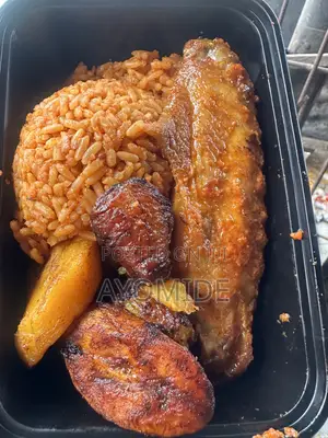 Jollof Rice Plantain Turkey