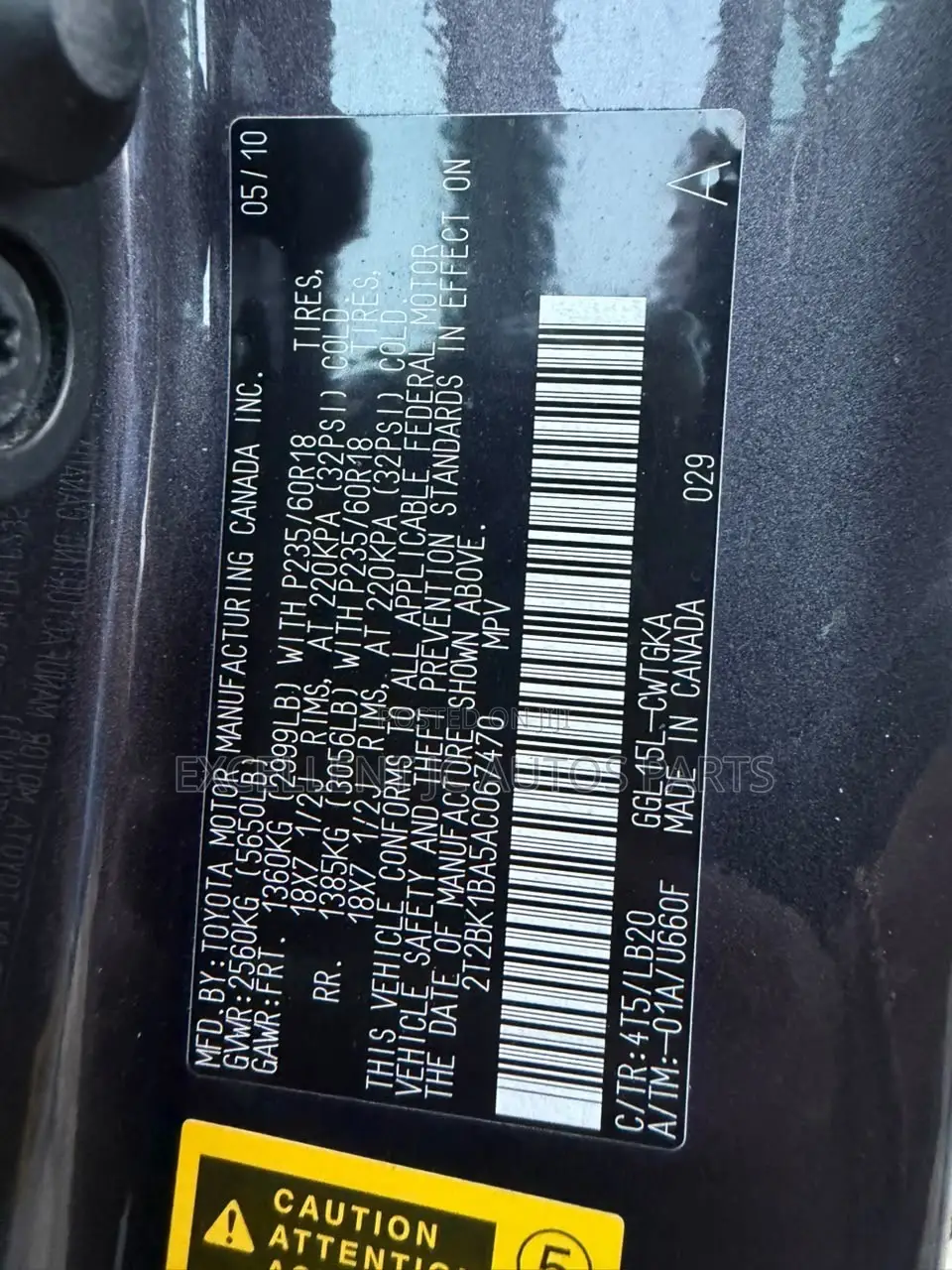 Lexus RX 350 2010 Brown