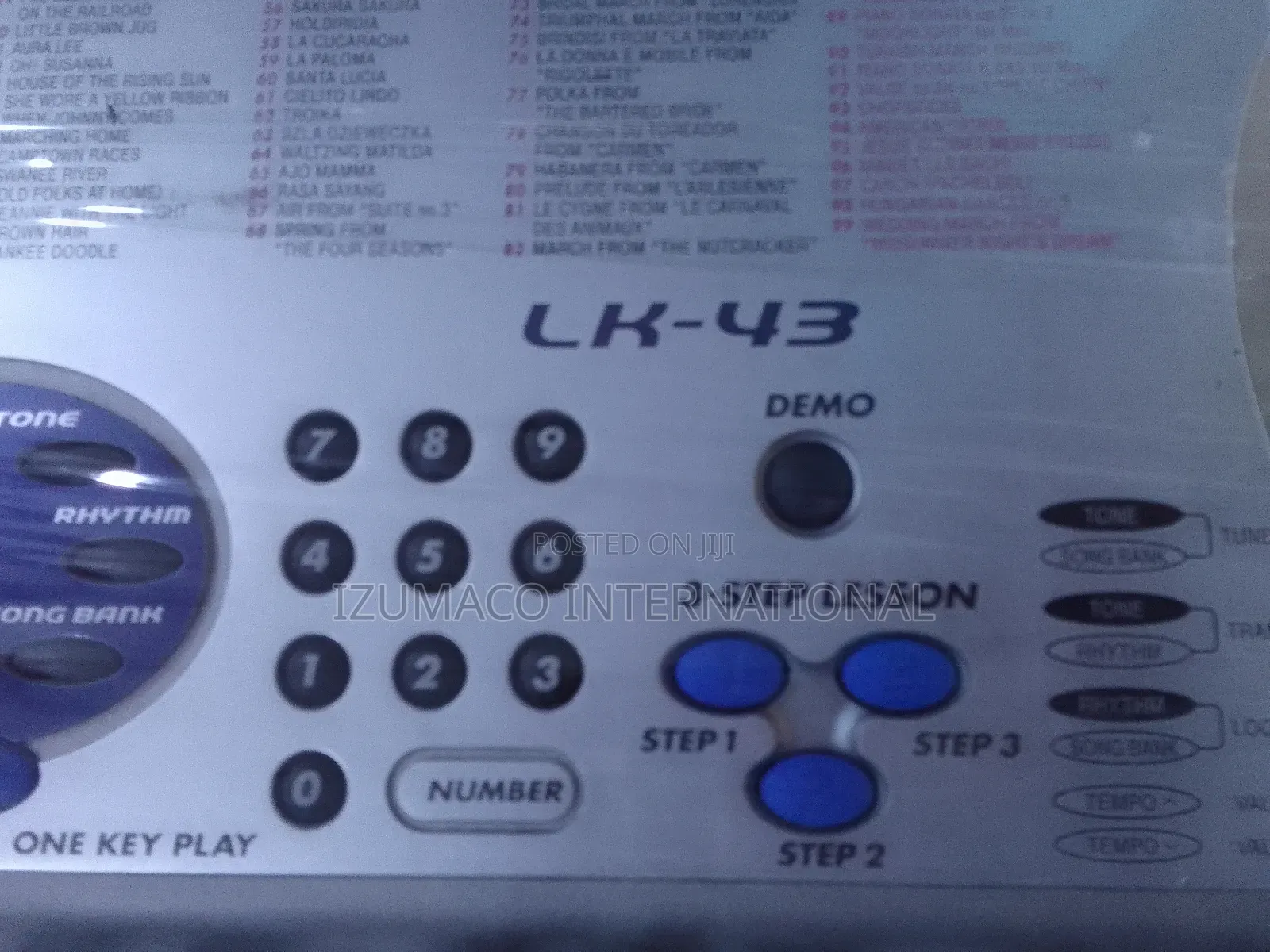 Casio LK-43 Lighted Keys Keyboard for Beginners