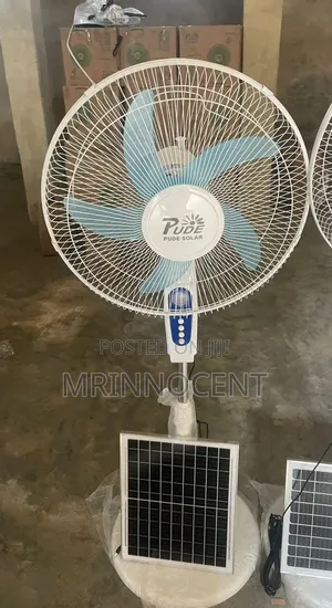 Rechargeable Solar Fan