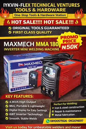 Maxmech Mma180 Inverter Welding Machine