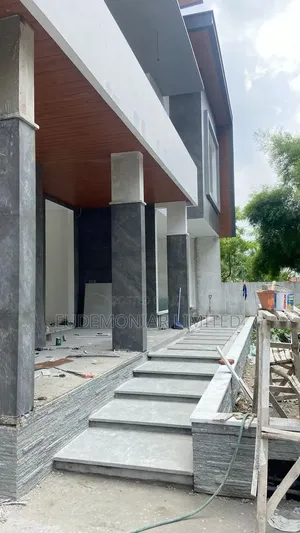 Exterior Stone Panel Installation