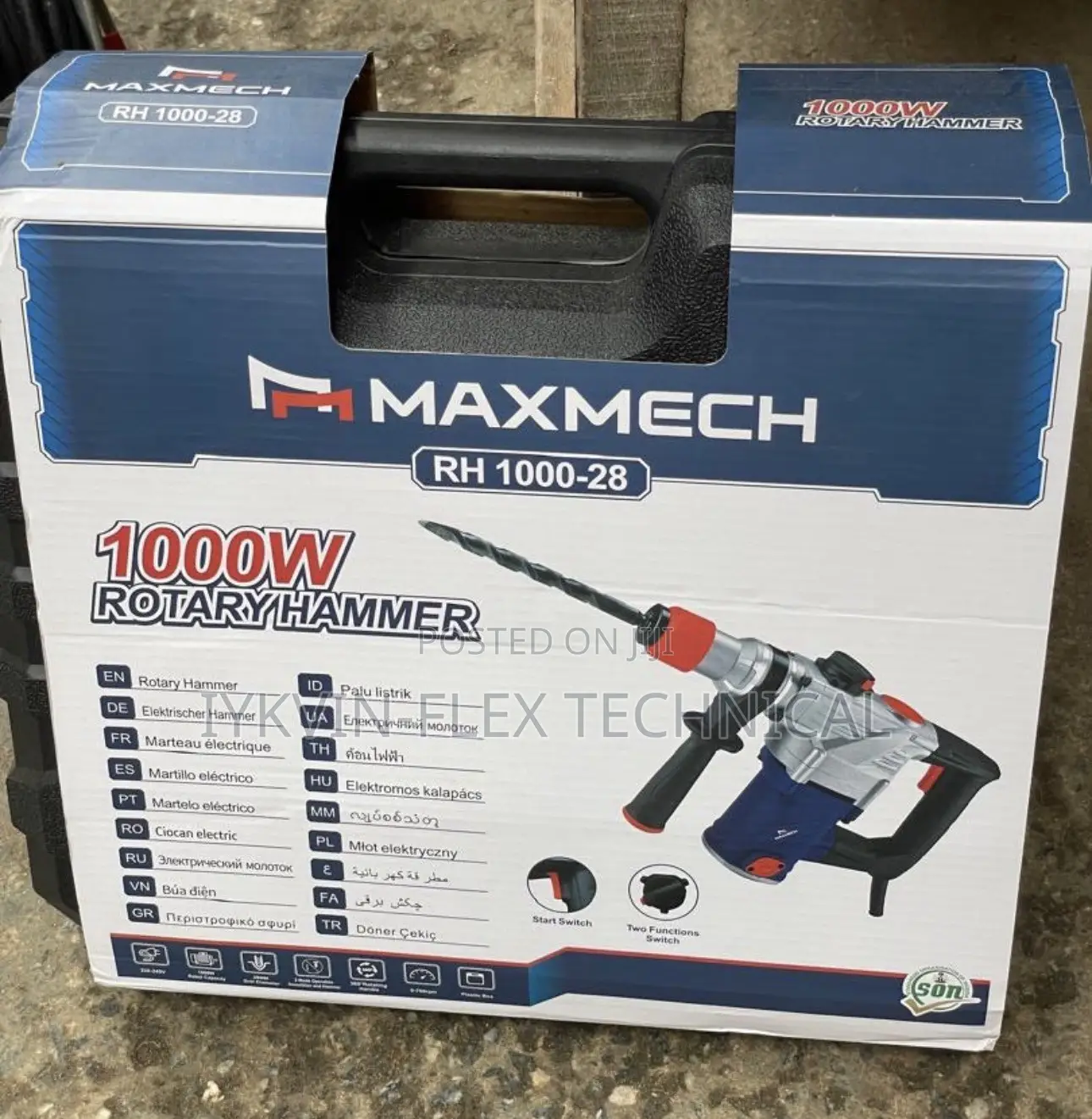 Maxmech Rotary Hammer 1000w