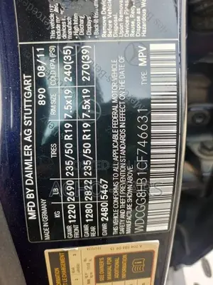 Mercedes-Benz GLK-Class 2012 Blue