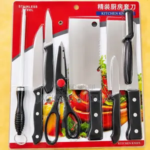 Kitchen Knife Set With Scissors