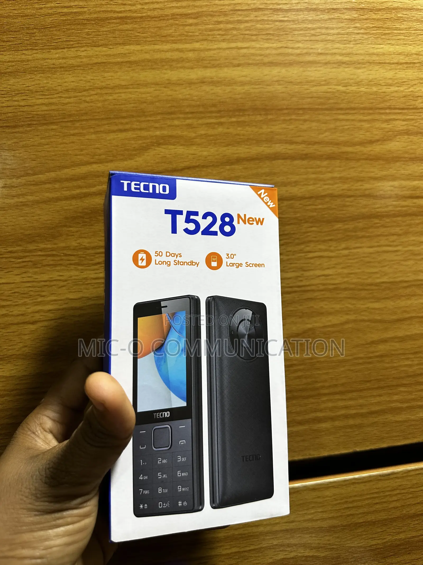 New Tecno T528 Black