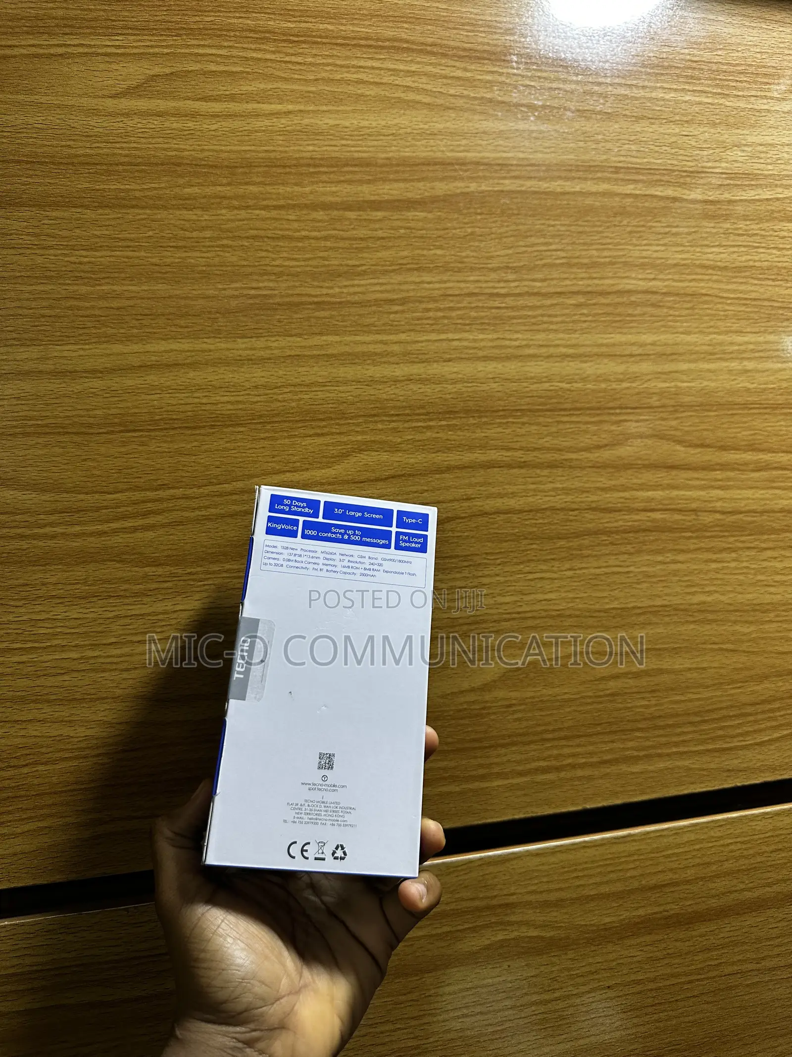 New Tecno T528 Black
