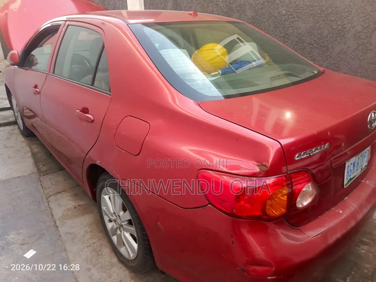 Toyota Corolla 2010 Red