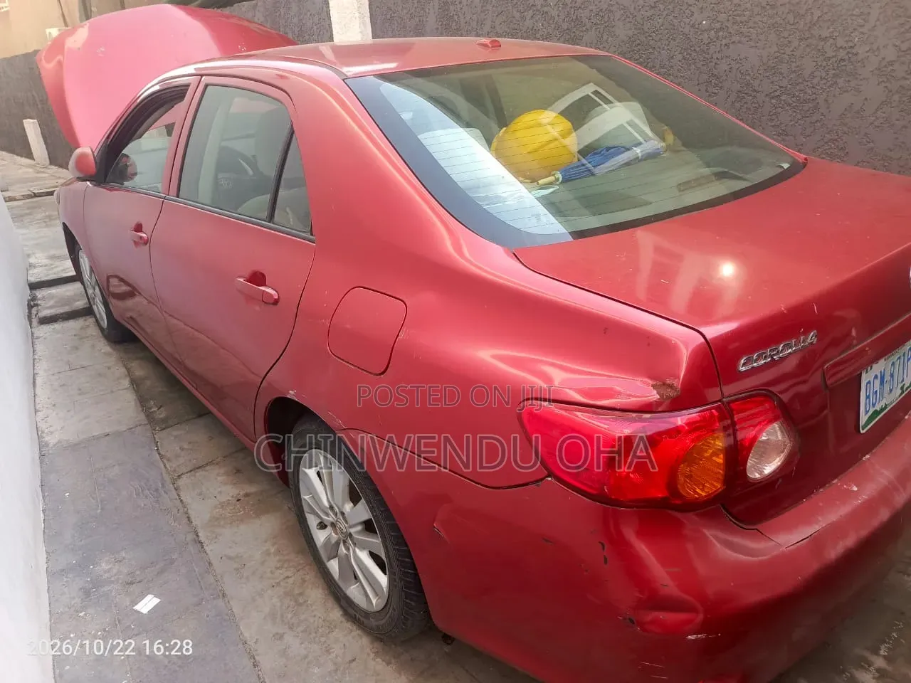 Toyota Corolla 2010 Red
