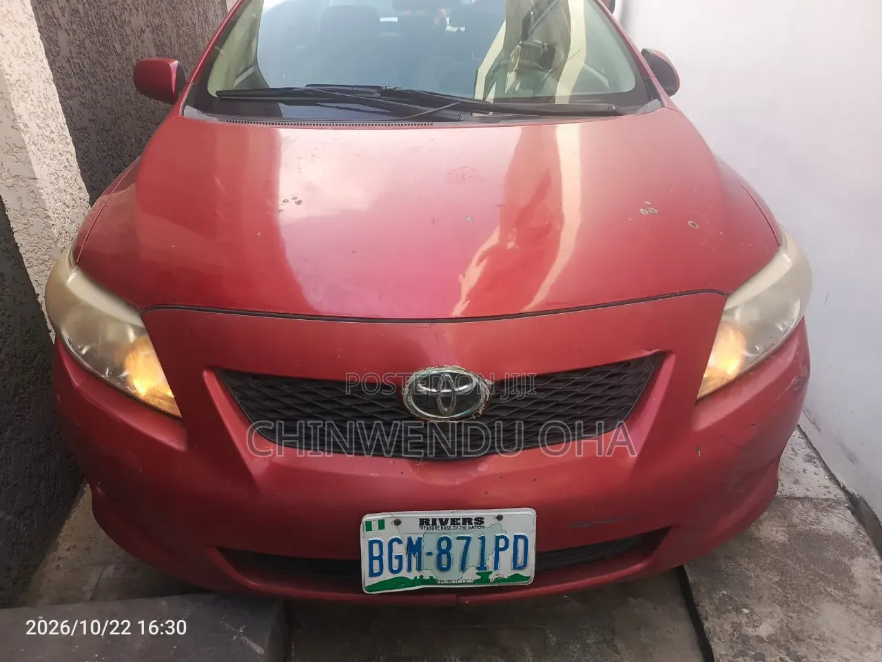 Toyota Corolla 2010 Red