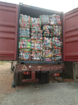 Bales of Children Clothes