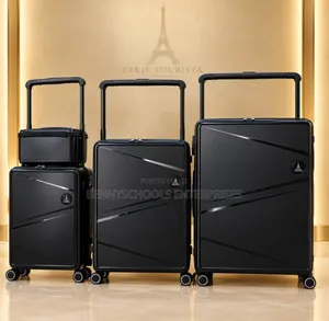 Set of 4 Paris Tourista Wide Pole Luggage Boxes and Kit