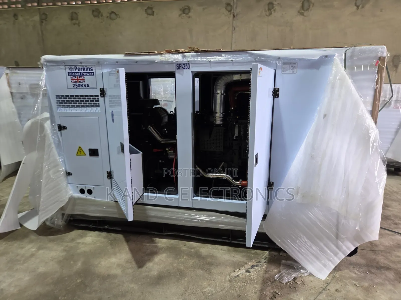 Heavy Load 250kVA Perkins Diesel Generator – Copper Coil