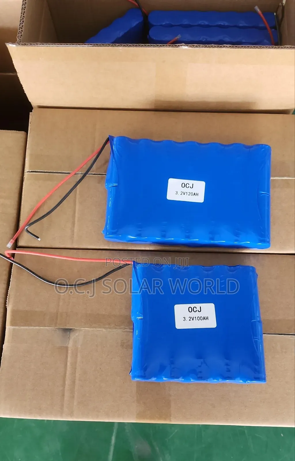 O C J Solar Lithium Battery 3.2volts 120ahs