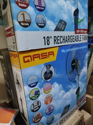 18 Inch Qasa Virgo Rechargeable Fan