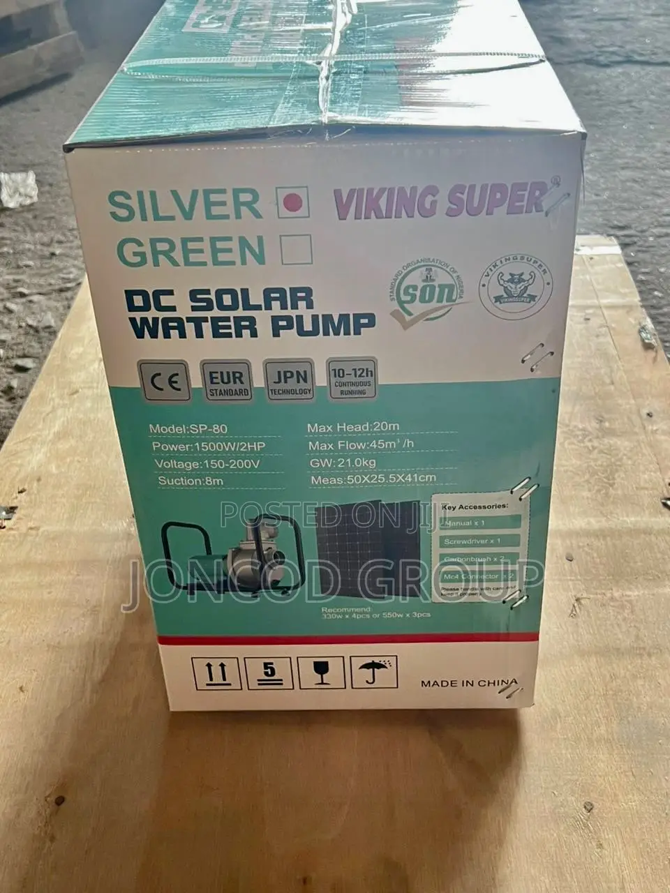 Viking Super Dc Solar Water Pump - Price: ₦ 135,000 on Jiji.ng [Surulere]